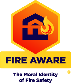 It's the Fire Aware logo.